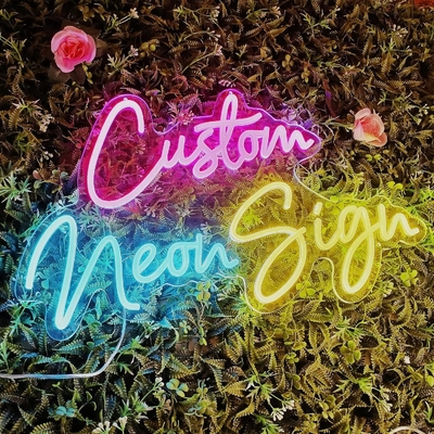 खरीदें Custom LED Neon Sign for Wall Decor Birthday Wedding Party ऑनलाइन निर्माण