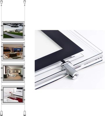 खरीदें A4 Landscape Crystal Light Box with Innovative Hidden Fixtures and Highest Brightness LED Backlit for Long Life No Maintenance ऑनलाइन निर्माण