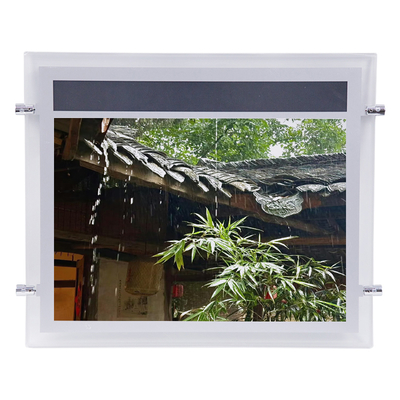 24 वी उच्च चमक एलईडी डिस्प्ले बोर्ड स्क्रीन के साथ क्रिस्टल ए 4 लाइट बॉक्स