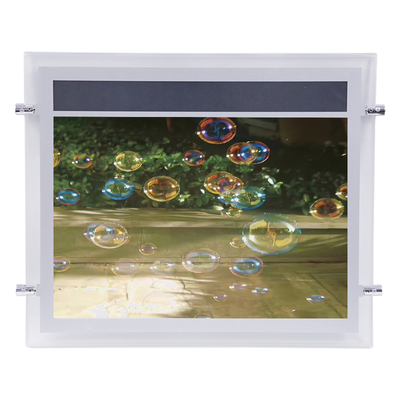 अनुकूलन योग्य एकल पक्षीय क्रिस्टल लाइट बॉक्स DC12V DC24V एलईडी लाइट स्ट्रिप