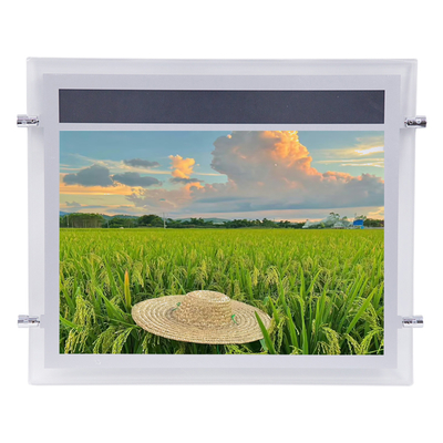 एसएमडी एलईडी क्रिस्टल लाइट बॉक्स सिल्वर विज्ञापन नीयन बॉक्स 2835 एलईडी स्ट्रिप ऐक्रेलिक पैनल