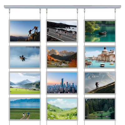 A4 क्रिस्टल लाइट बॉक्स कंपनी साइन वॉल एक्रिलिक 2835 एलईडी विज्ञापन लाइट बॉक्स