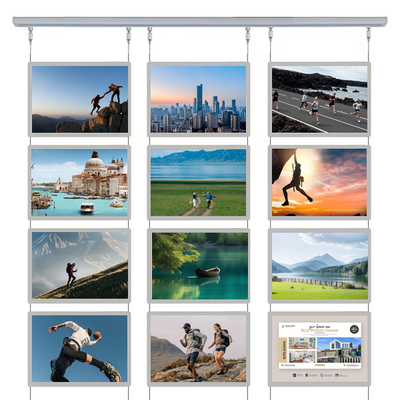 12 वी 24 वी क्रिस्टल लाइट बॉक्स रियल एस्टेट विंडो डिस्प्ले के लिए एलईडी लाइटिंग साइन बोर्ड