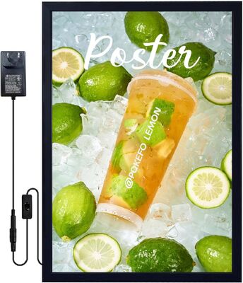 LED Movie Poster Frames Light Box for Cafe Bar Illuminated Menu Display